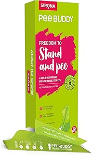 PEE BUDDY 40 Funnels Female Urination Device | No Mess Disposable Urinal Funnel | Travel, Camping, Hiking, Festivals, and …