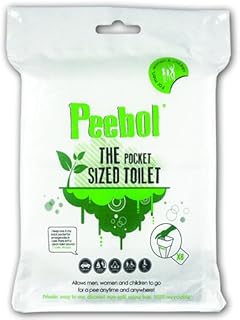 Peebol by SHEWEE  The Pocket-Sized Toilet Rapidly Turns 1L of Urine into an Odourless & Solid Gel. Disposable Urinal Ba…