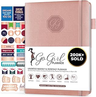 GoGirl Planner and Organizer for Women – Pocket Size Weekly Planner, Goals Journal & Agenda to Improve Time Management, Pr…