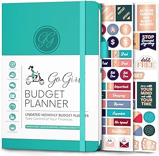 GoGirl 2020 Compact Budget Planner – Monthly Financial Planner Organizer Budget Book. Expense Tracker Notebook Journal to …