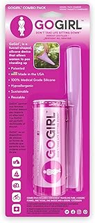 GoGirl Combo Pack (Pink) #1 FUD Made in The USA. GoGirl + Extension, Pee Standing Up!