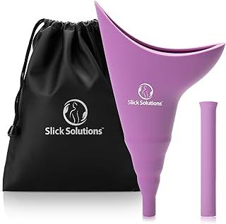 Slick- Female Urination Device, Purple Female Urinal, Urinal for Women, Pee Funnel for Women, Womens Pee Funnel, Portable …