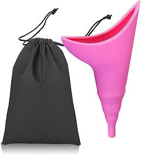 Female Portable Urination Device, Reusable Pee Funnel, Urination Device Cup for Discreetly Pee Standing Without disrobing,…